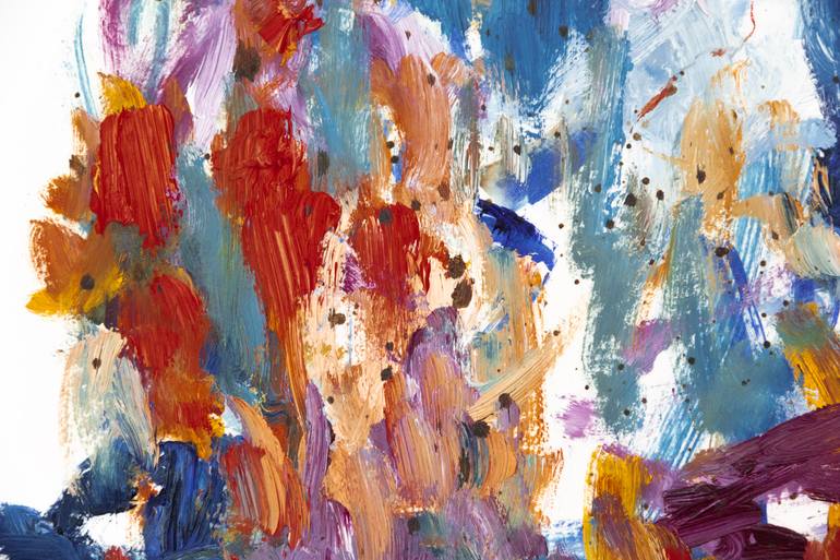 Original Abstract Expressionism Abstract Painting by Chantal Proulx