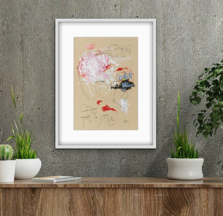 Original Abstract Expressionism Abstract Painting by Chantal Proulx