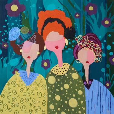 Original People Paintings by Chantal Proulx