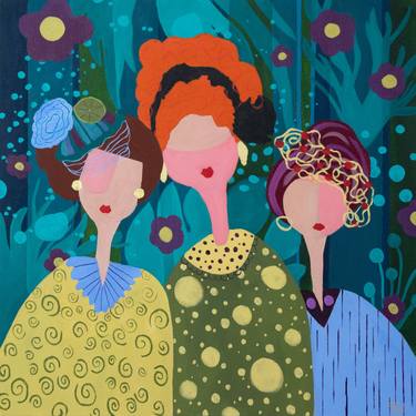 Print of Contemporary People Paintings by Chantal Proulx