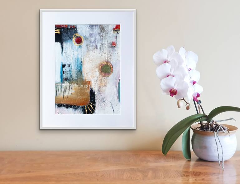 Original Abstract Expressionism Abstract Painting by Chantal Proulx
