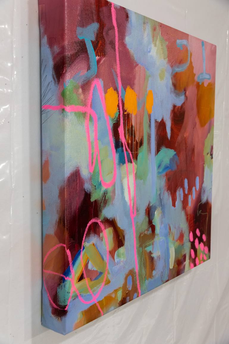 Original Abstract Expressionism Abstract Painting by Chantal Proulx