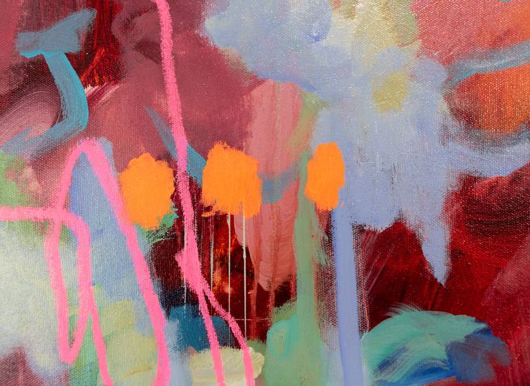 Original Abstract Expressionism Abstract Painting by Chantal Proulx