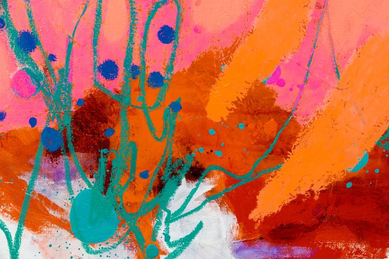 Original Abstract Expressionism Abstract Painting by Chantal Proulx