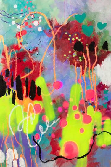 Original Expressionism Abstract Paintings by Chantal Proulx