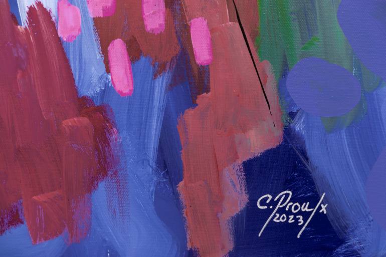Original Expressionism Abstract Painting by Chantal Proulx