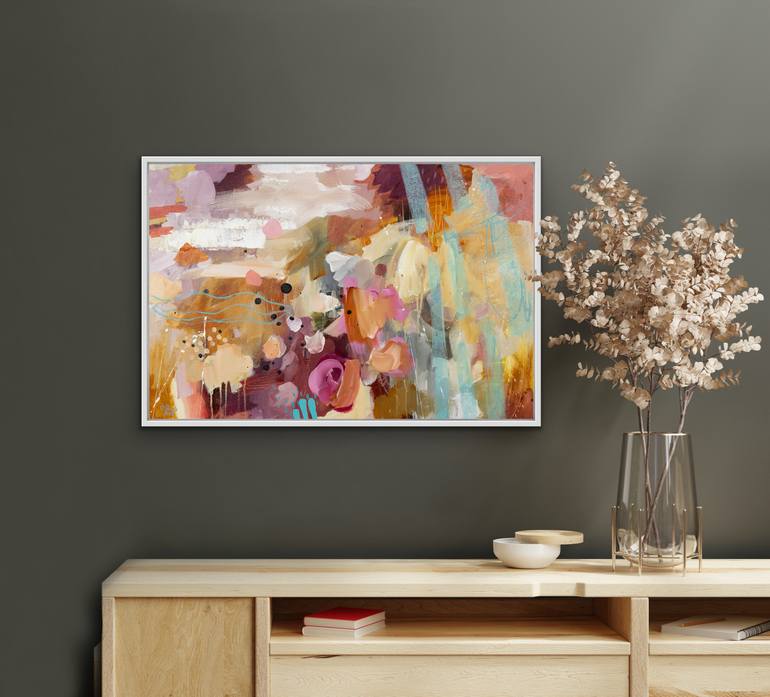 Original Abstract Expressionism Abstract Painting by Chantal Proulx