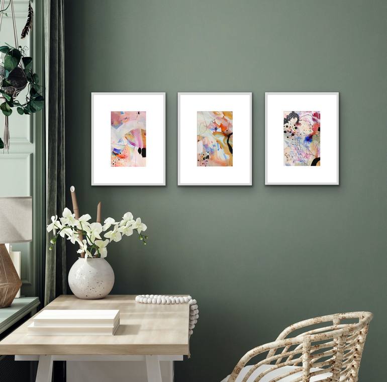 Original Abstract Expressionism Abstract Painting by Chantal Proulx