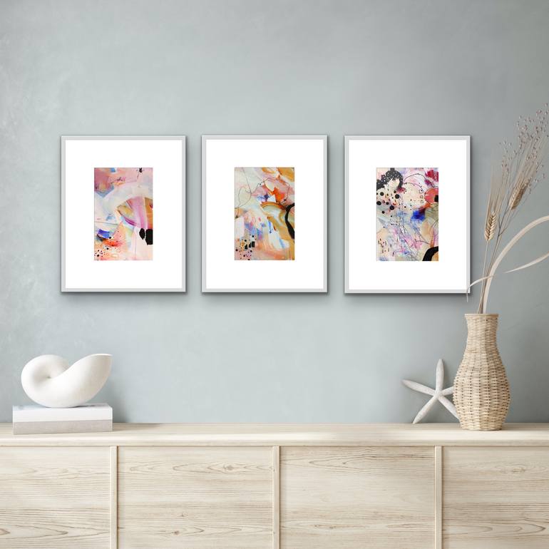 Original Abstract Expressionism Abstract Painting by Chantal Proulx