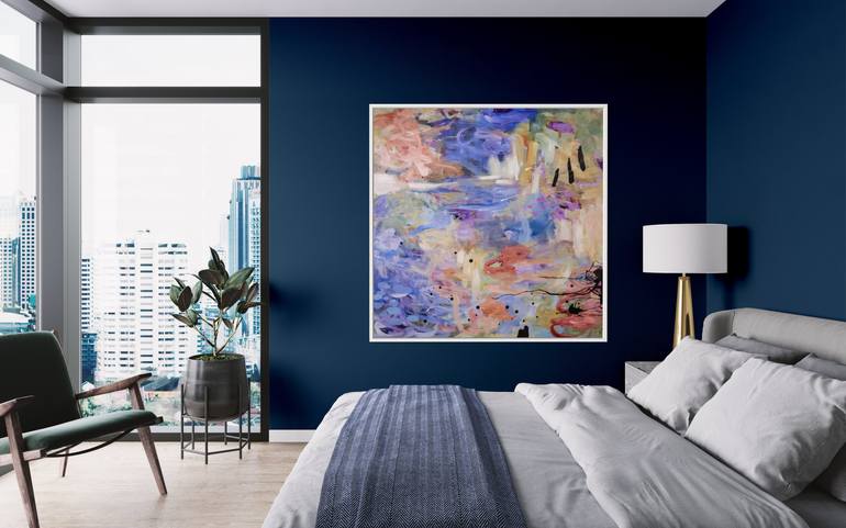 Original Abstract Landscape Painting by Chantal Proulx