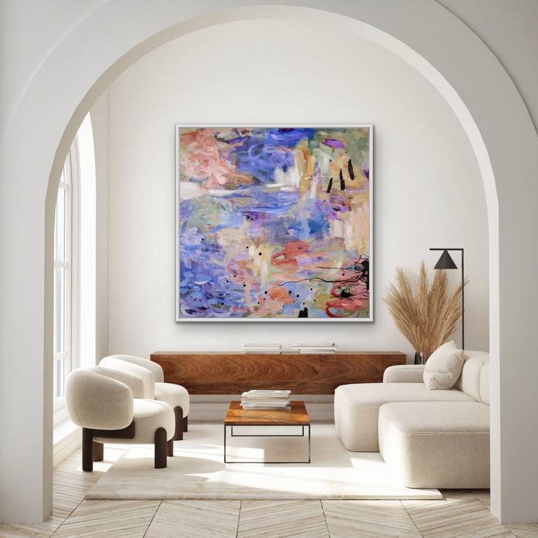 Original Abstract Landscape Painting by Chantal Proulx