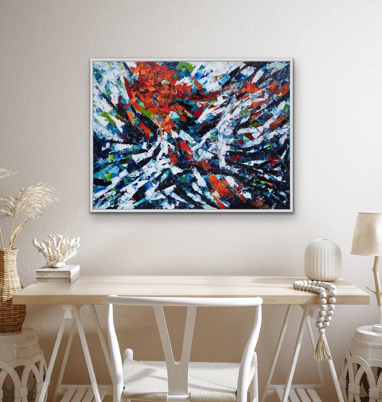 Original Expressionism Abstract Painting by Chantal Proulx
