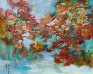 Original Abstract Nature Paintings by Chantal Proulx