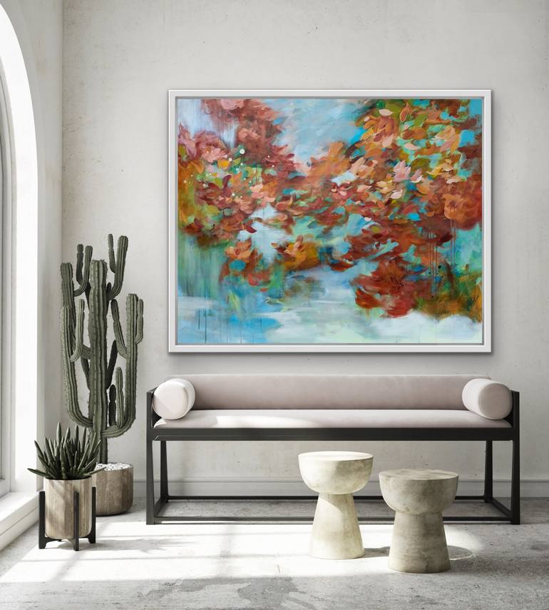 Original Abstract Nature Painting by Chantal Proulx