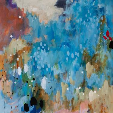 Original Expressionism Abstract Paintings by Chantal Proulx