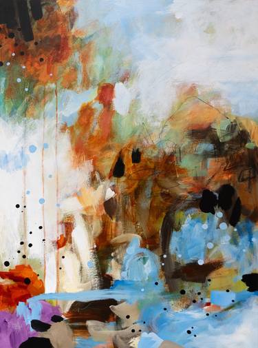 Original Abstract Paintings by Chantal Proulx