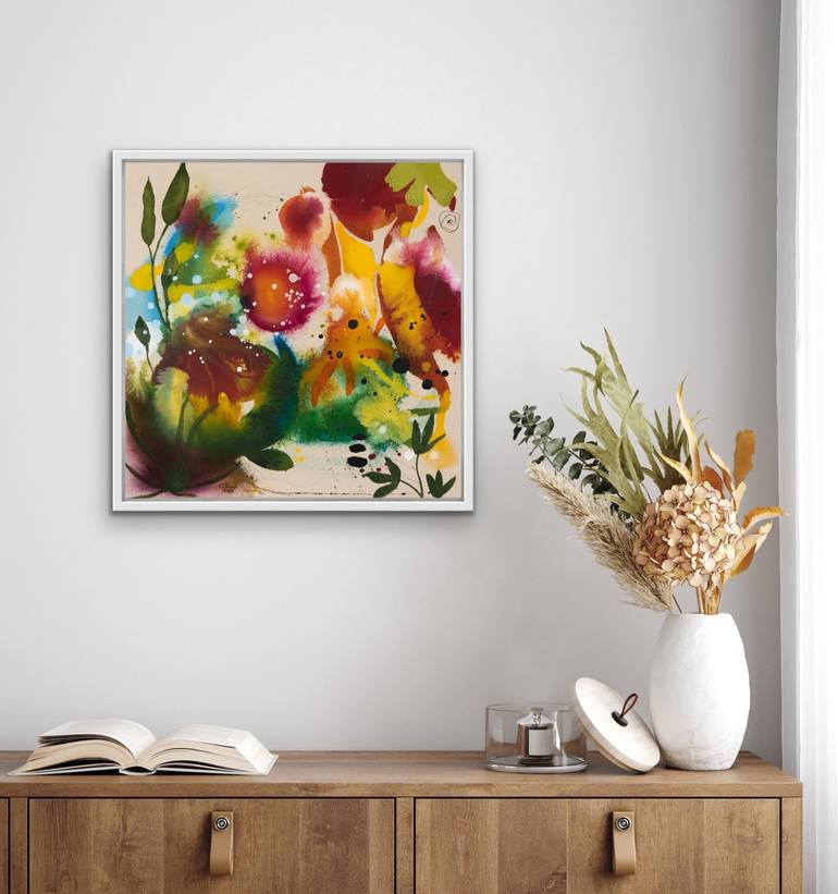 Original Floral Painting by Chantal Proulx