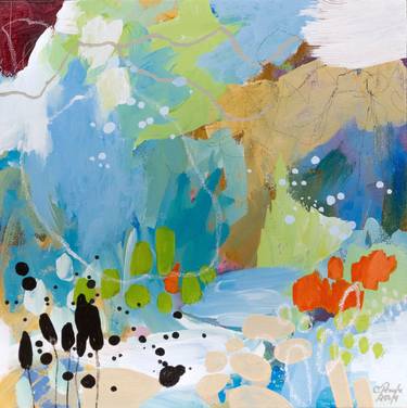 Original Expressionism Abstract Paintings by Chantal Proulx