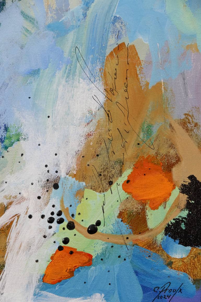 Original Abstract Landscape Painting by Chantal Proulx