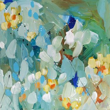 Print of Abstract Floral Paintings by Chantal Proulx