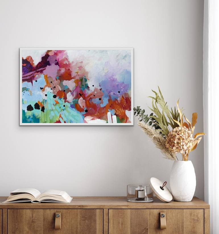 Original Abstract Expressionism Abstract Painting by Chantal Proulx