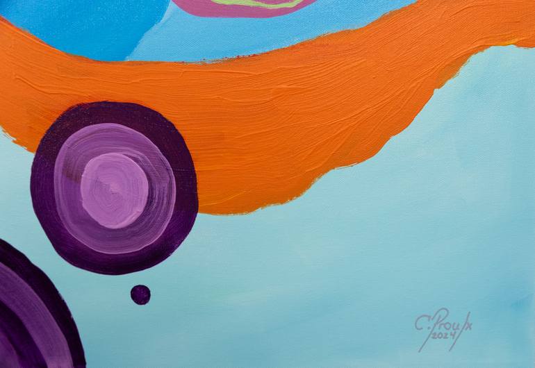 Original Expressionism Abstract Painting by Chantal Proulx