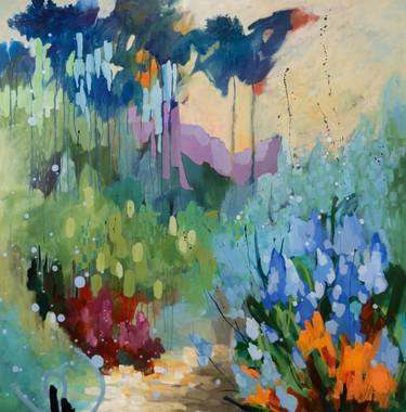 Original Abstract Nature Paintings by Chantal Proulx