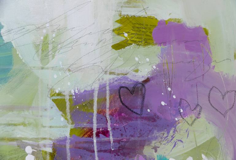 Original Abstract Expressionism Abstract Painting by Chantal Proulx