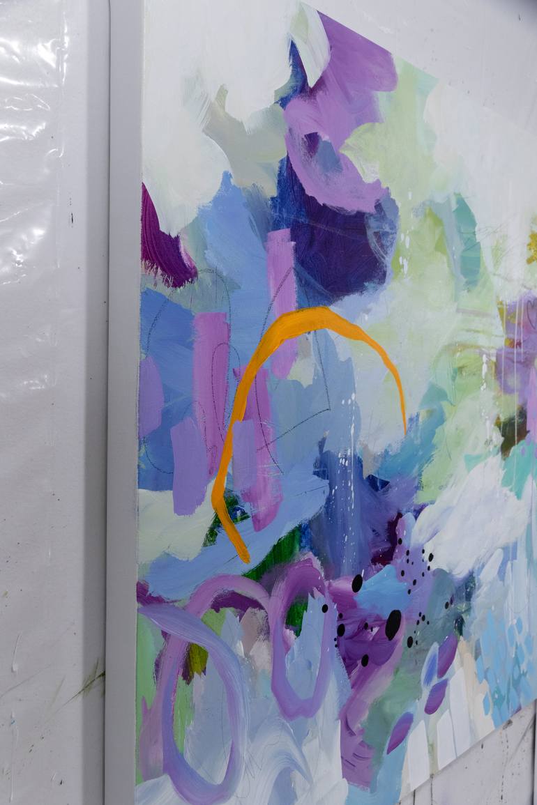 Original Abstract Expressionism Abstract Painting by Chantal Proulx