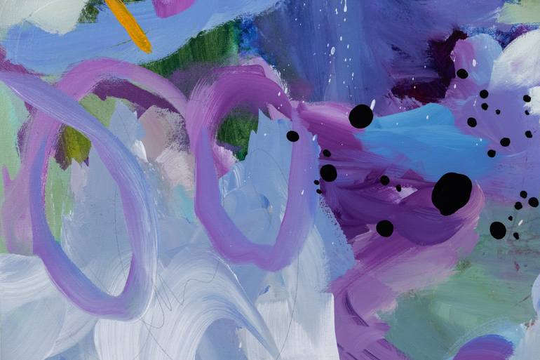 Original Abstract Expressionism Abstract Painting by Chantal Proulx