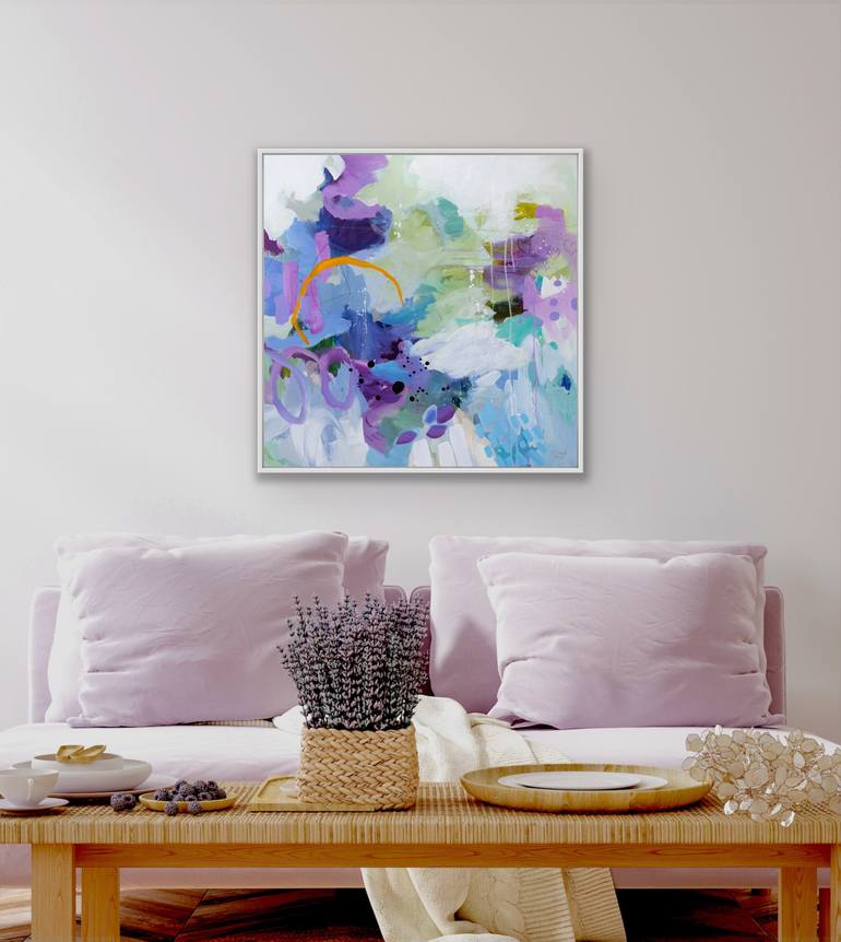 Original Abstract Expressionism Abstract Painting by Chantal Proulx