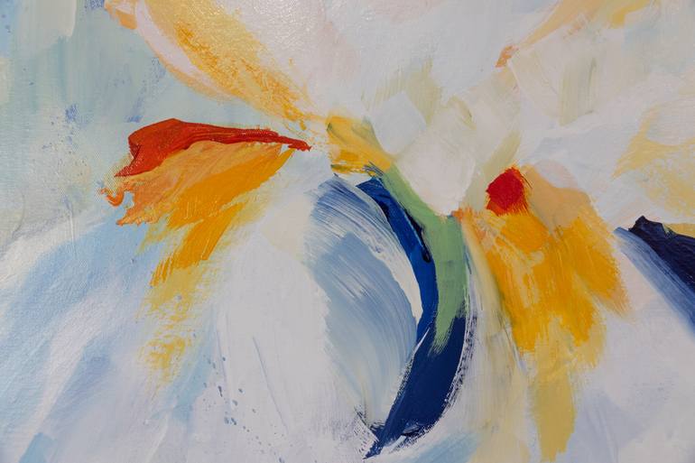 Original Expressionism Floral Painting by Chantal Proulx