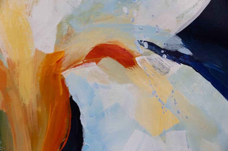 Original Expressionism Floral Painting by Chantal Proulx