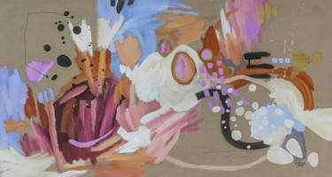 Original Expressionism Abstract Paintings by Chantal Proulx