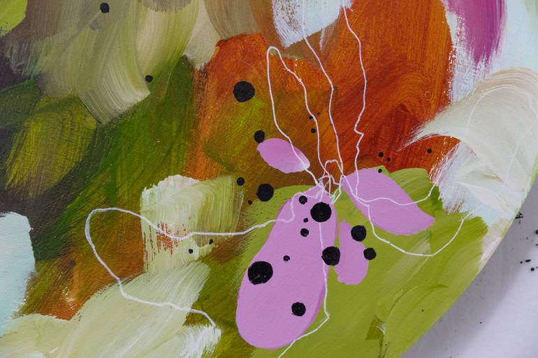 Original Color Field Painting Abstract Mixed Media by Chantal Proulx