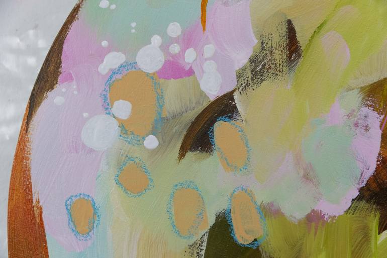 Original Color Field Painting Abstract Mixed Media by Chantal Proulx