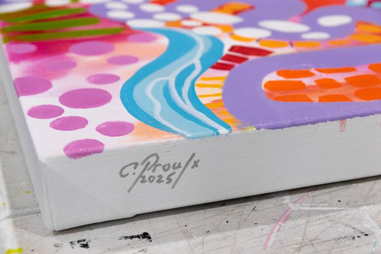 Original Expressionism Abstract Painting by Chantal Proulx