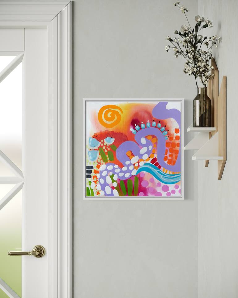 Original Expressionism Abstract Painting by Chantal Proulx