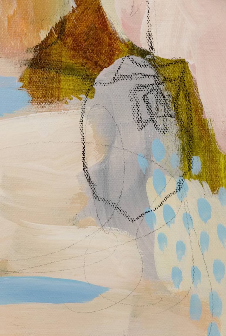 Original Abstract Expressionism Abstract Mixed Media by Chantal Proulx
