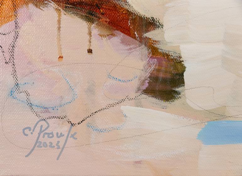 Original Abstract Expressionism Abstract Mixed Media by Chantal Proulx