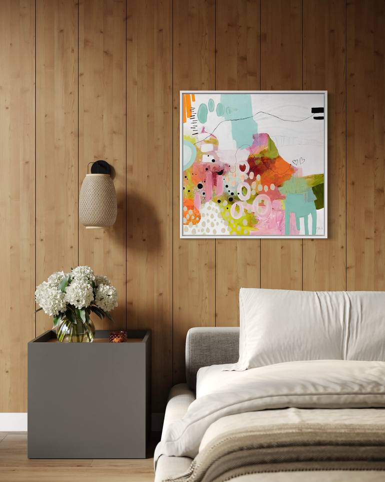 Original Abstract Expressionism Abstract Painting by Chantal Proulx