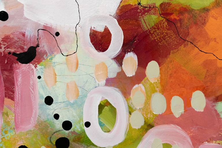 Original Abstract Expressionism Abstract Painting by Chantal Proulx