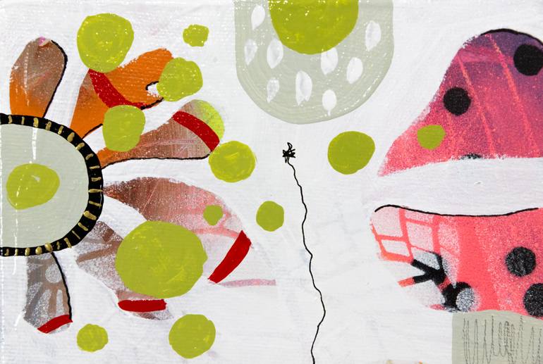 Original Abstract Expressionism Abstract Painting by Chantal Proulx