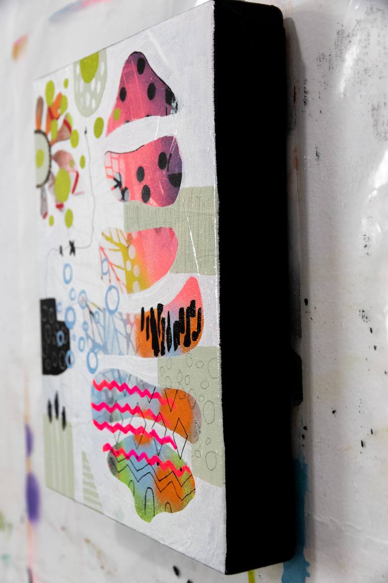 Original Abstract Expressionism Abstract Painting by Chantal Proulx