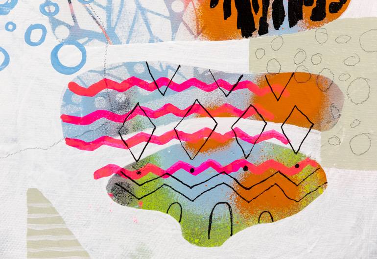 Original Abstract Expressionism Abstract Painting by Chantal Proulx