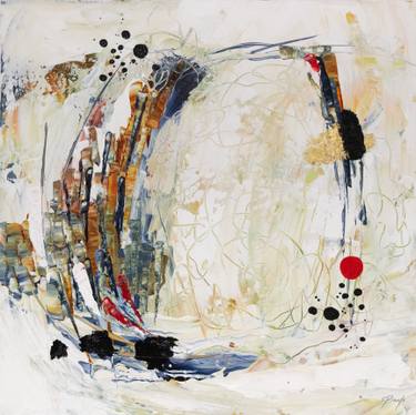 Original Expressionism Abstract Paintings by Chantal Proulx