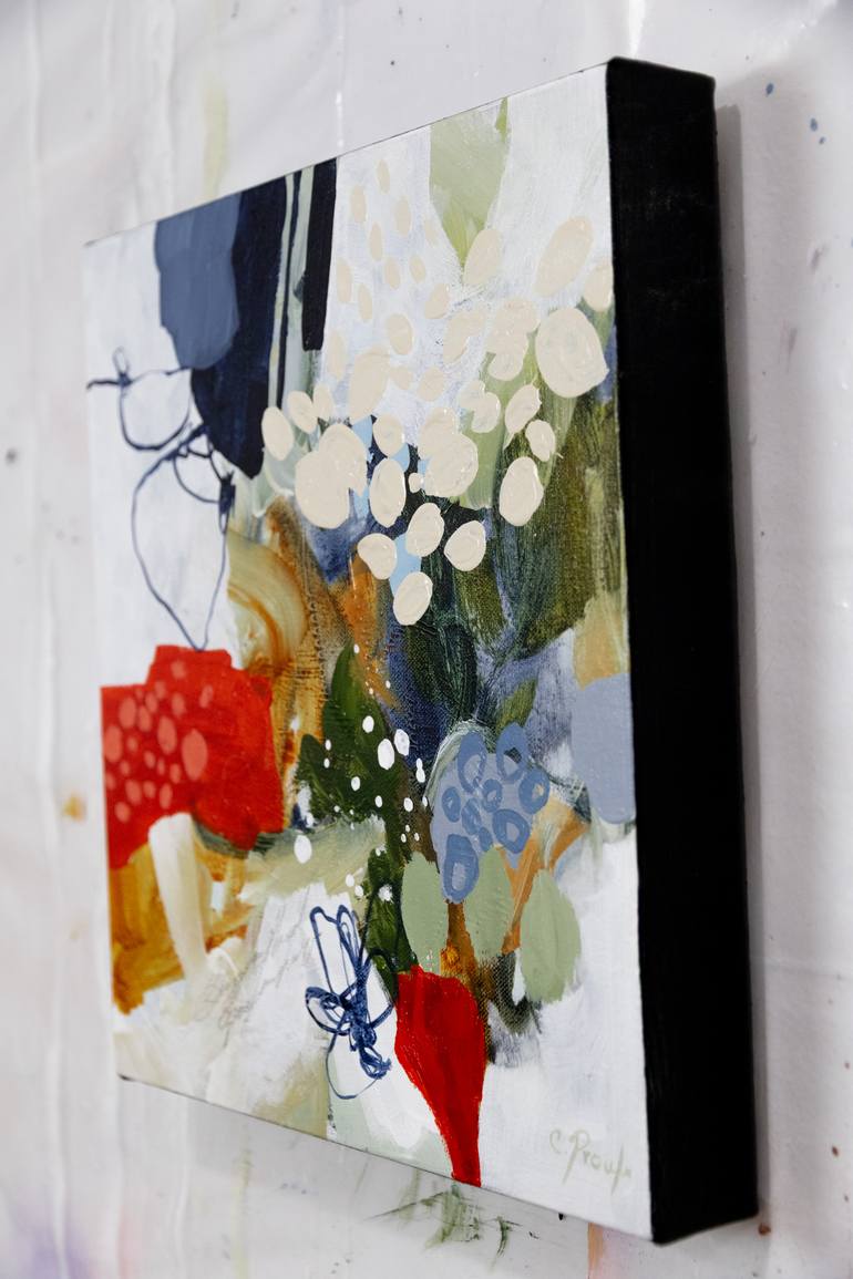 Original Abstract Expressionism Abstract Painting by Chantal Proulx