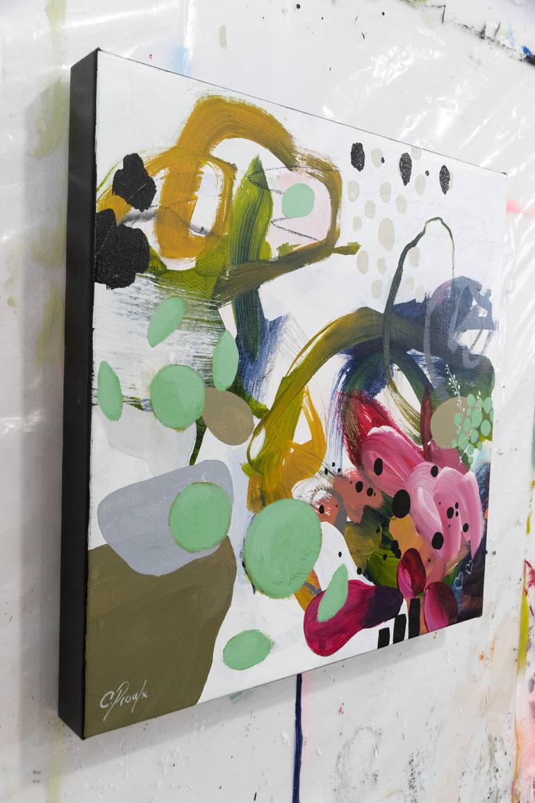 Original Abstract Expressionism Abstract Painting by Chantal Proulx