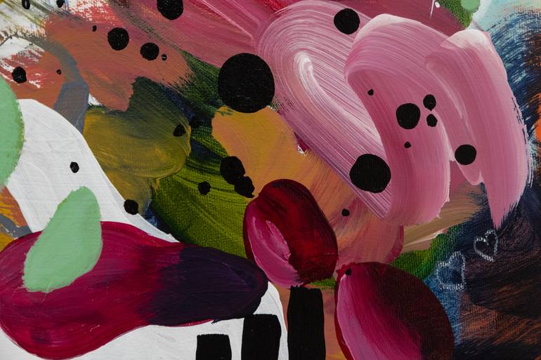 Original Abstract Expressionism Abstract Painting by Chantal Proulx