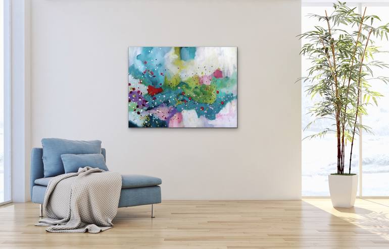 Original Abstract Painting by Chantal Proulx